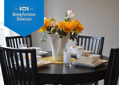 Small area dining table. 