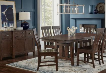 Espresso table and chairs