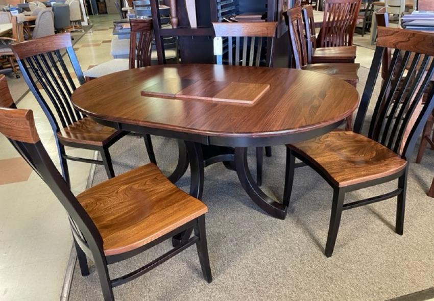 amish elm dining table