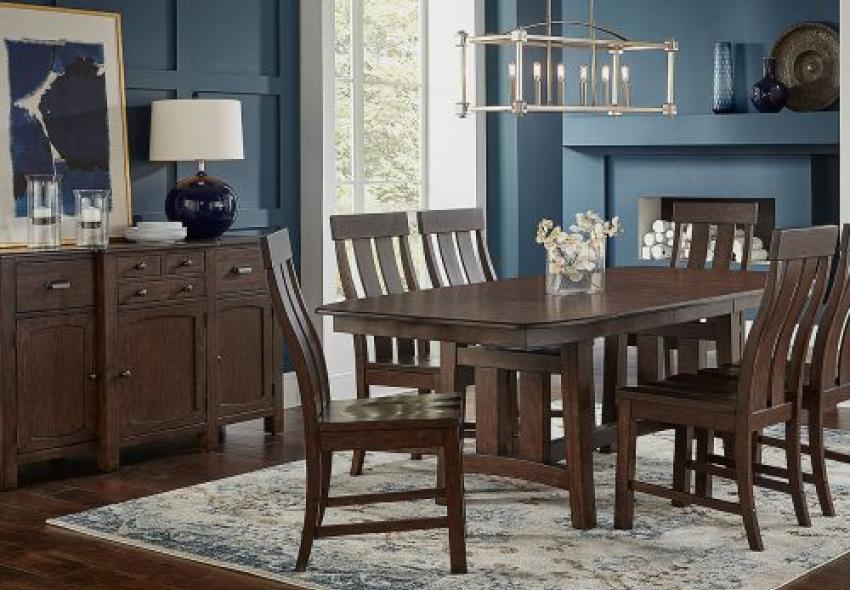 Espresso table and chairs